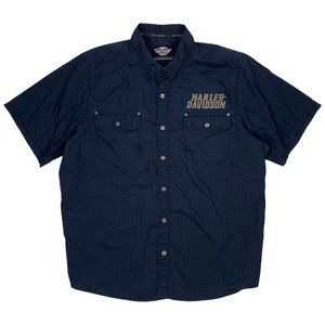 Harley Davidson Button down short sleeve shirt